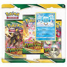 Pokemon Evolving Skies - 3 Booster Blister Pack  - Eiscue